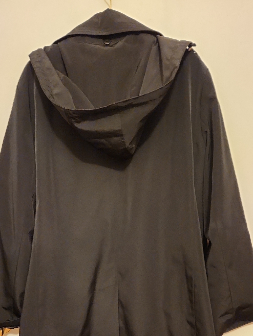London Fog Women's Black Trench Coat With Hood XL - Picture 7 of 15